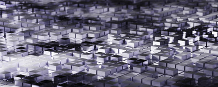 abstract grunge background with grunge effect 3d render realistic abstract block light composition....