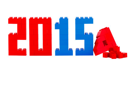 2015 on a white background