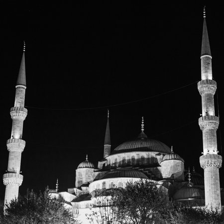 Sultan Ahmed Mosque, at Night, Instanbul, Turkey