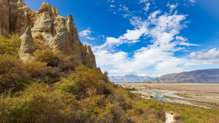 Clay Cliffs, South Island, New Zealand