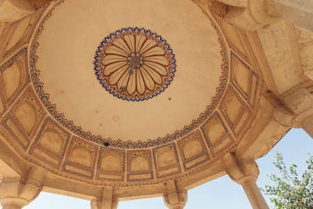 Old Well in Mandawa, Rajasthan, Indiaの写真素材