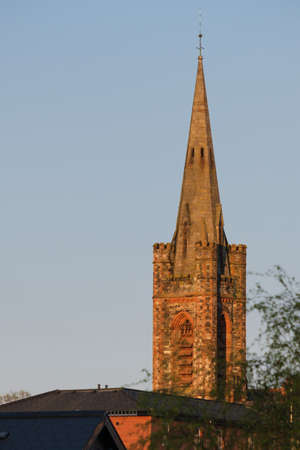 Bell Tower, Belfast, Northern Ireland, UKの写真素材