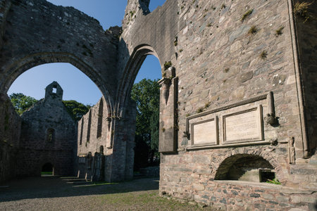 Grey Abbey, Northern Ireland, UKの写真素材