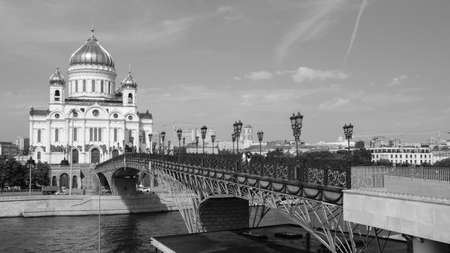 Cathedral of Christ the Saviour, Moscow, Russiaの写真素材