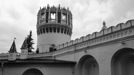 Novodevichy Convent Complex, Moscow, Russiaの写真素材