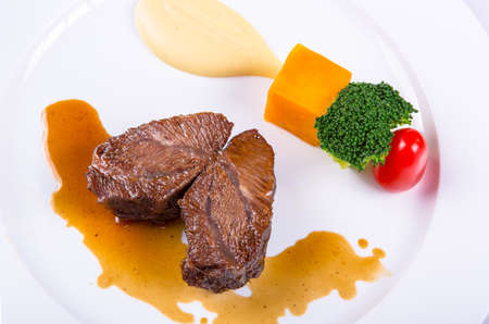 Delicious meat dishの写真素材