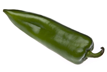 Green Pepper isolated on white 