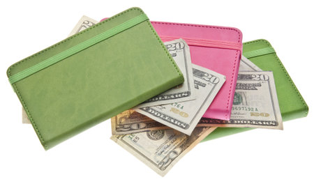 Cost of Education Themed Image with Books and Money.