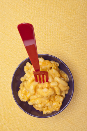 Traditional American Favorite Food Macaroni and Cheese.の写真素材
