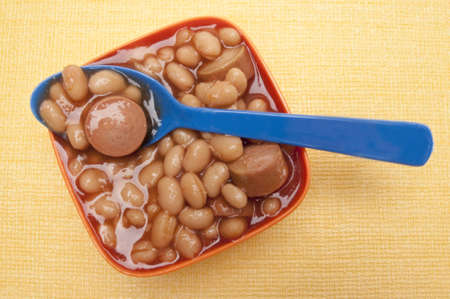 Franks and Beans Tasty Snack Food Image.の写真素材