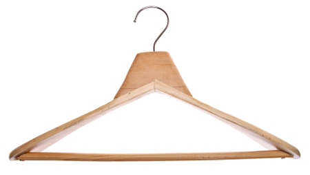 Wooden Clothing Hangerの写真素材