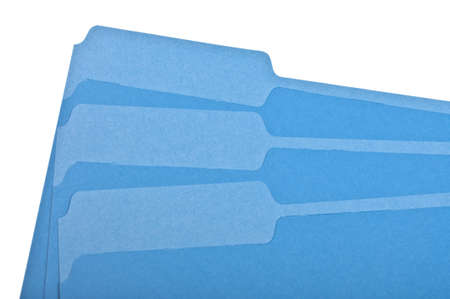 Blue File Folder Border Image Isolated の写真素材