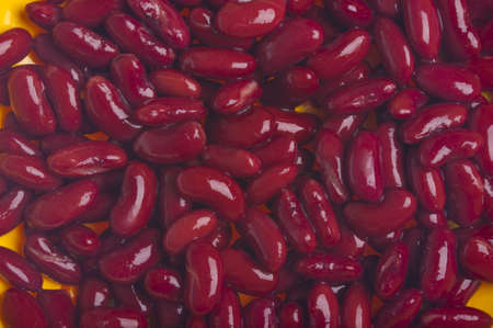 Red Kidney Bean Background Created with Canned Kidney Beans.の写真素材