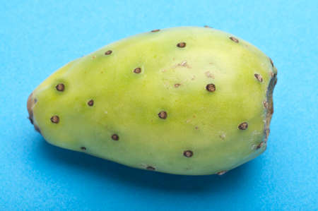 Cactaceous Fig Prickly Pear Fruit Found on a Cactus.の写真素材