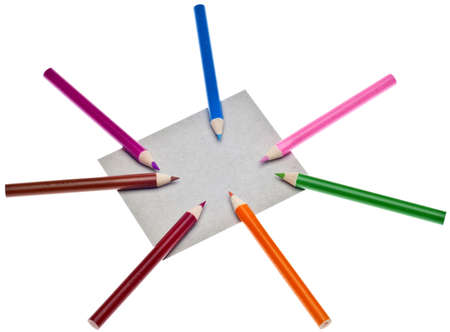 Colored Pencils Creativity and The Arts Concept Image.の写真素材