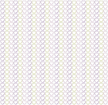 Metallic Heart Abstract Background Pattern Texture on White.
