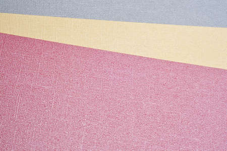 Textured Paper Background Pink, Yellow and Silver Greyの写真素材