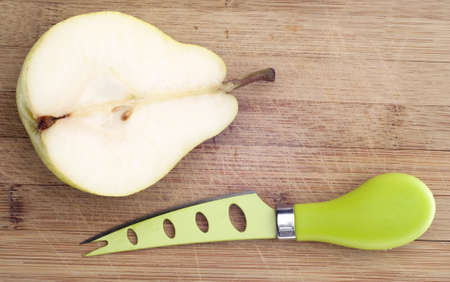 Sliced Pearの写真素材