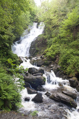 Torc Waterfall, Killarney National Park, County Kerry, Ireland の写真素材