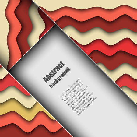 Brochure template with abstract backgroundのイラスト素材