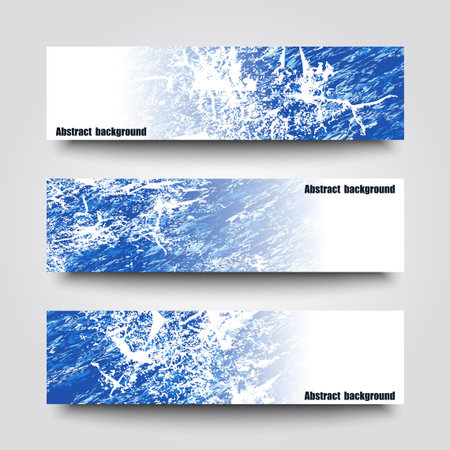 Set of banner templates with abstract background.のイラスト素材