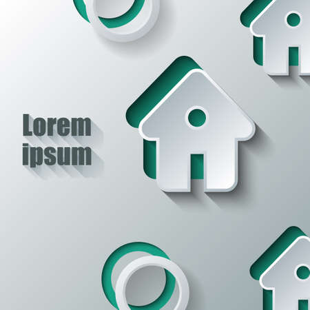 Home icon.のイラスト素材