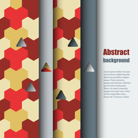 Brochure template with abstract backgroundのイラスト素材