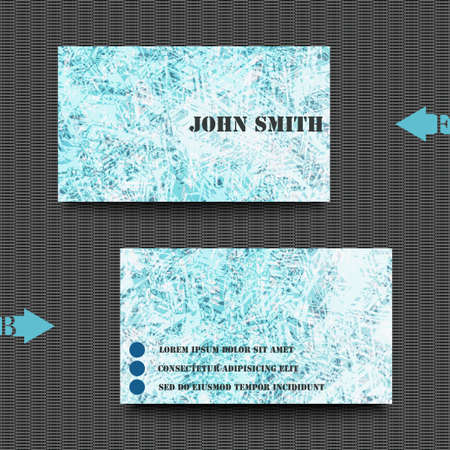 Business card template with abstract background.のイラスト素材