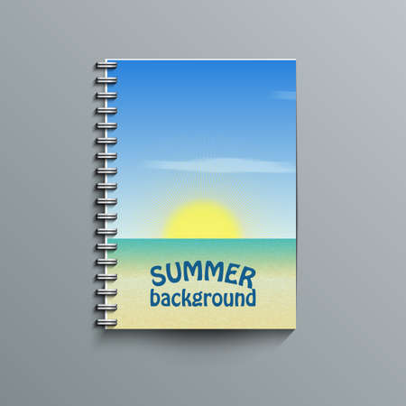 Brochure template with abstract backgroundのイラスト素材
