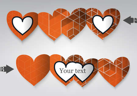 Brochure template with abstract backgroundのイラスト素材