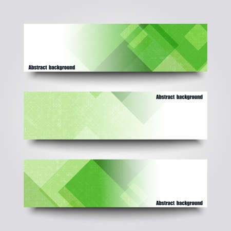 Set of banner templates with abstract background.のイラスト素材