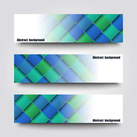 Set of banner templates with abstract background.のイラスト素材