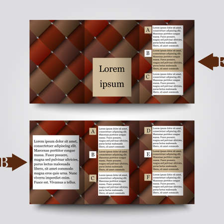 Brochure template with abstract backgroundのイラスト素材