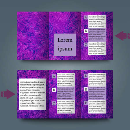 Brochure template with abstract backgroundのイラスト素材