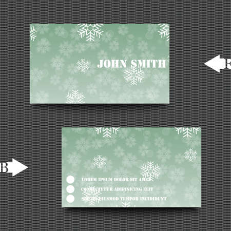 Business card template with abstract backgroundのイラスト素材