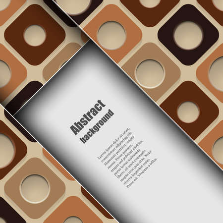 Brochure template with abstract backgroundのイラスト素材