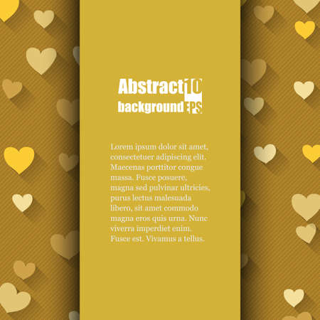 Brochure template with love backgroundのイラスト素材