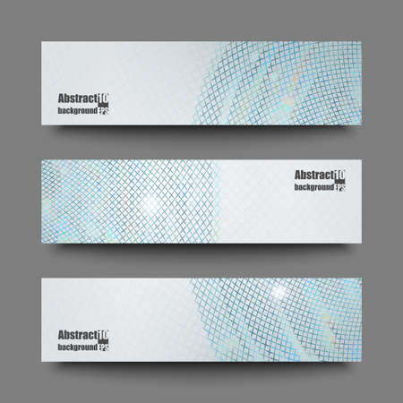 Set of banner templates with abstract background.のイラスト素材