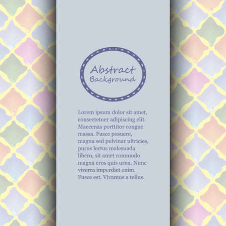 Brochure template with abstract backgroundのイラスト素材