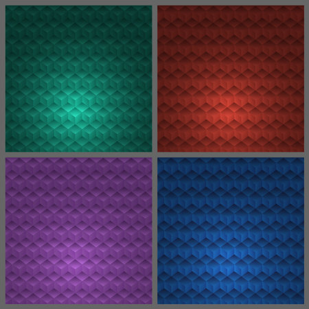 Set of four abstract background.のイラスト素材