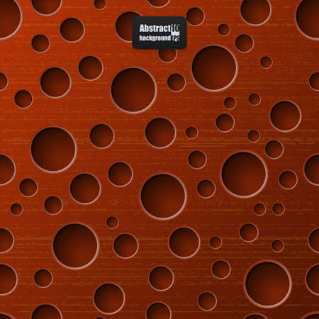 Abstract background with holes.のイラスト素材