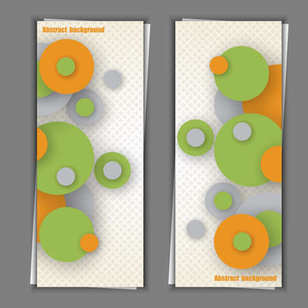 Set of banner templates with abstract background.のイラスト素材