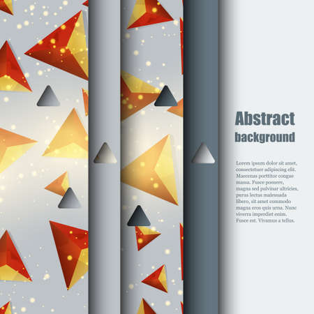 Brochure template with abstract background.のイラスト素材