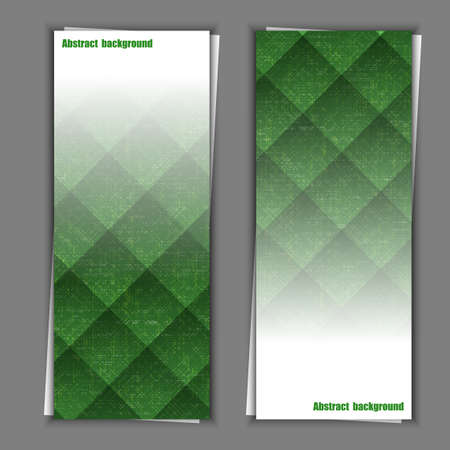 Set of banner templates with abstract background. Eps 10 Vector illustration.のイラスト素材
