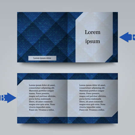 Brochure template with abstract background.のイラスト素材