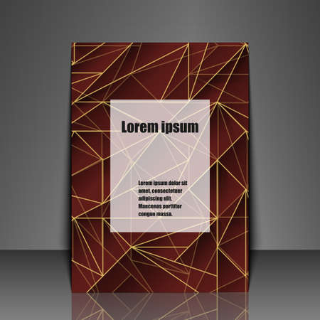 Template with abstract background.のイラスト素材