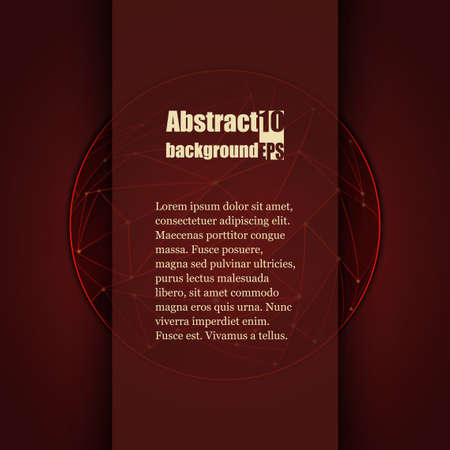 Brochure template with abstract background. Eps10 Vector illustrationのイラスト素材