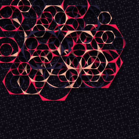 Graphic illustration. Abstract background with geometric pattern.