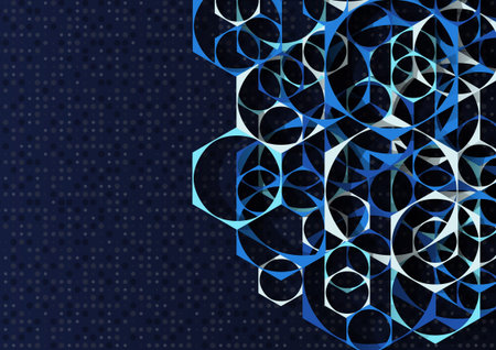 Abstract background with geometric pattern.