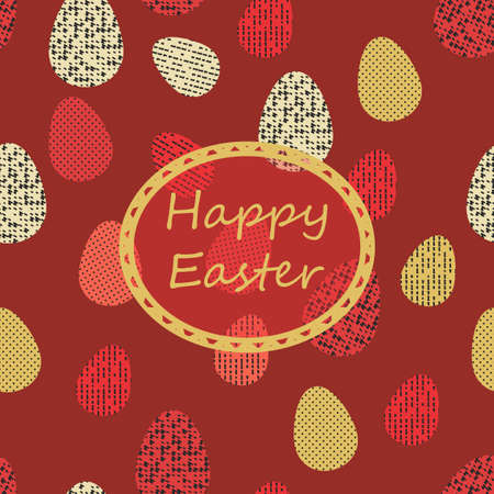 Happy Easter greeting banners. Eps10 Vector illustrationのイラスト素材